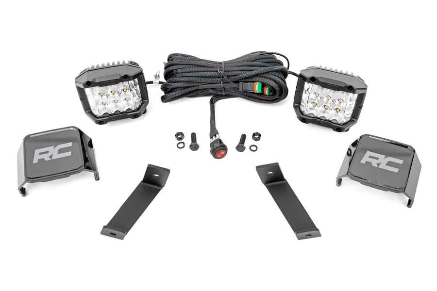 Kit de Luces LED | Montaje tipo Ditch | 3" OSRAM | Ancho | Jeep Cherokee KL (14-21)