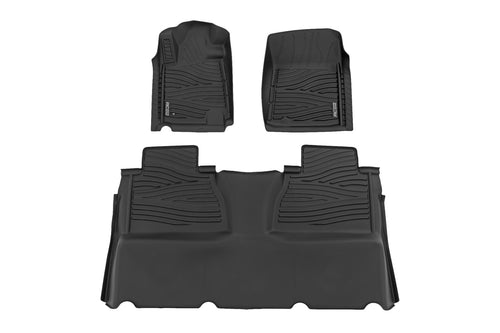 Tapetes | Delantero y Trasero | Cabina CrewMax | Toyota Tundra 2WD/4WD (2014-2021)