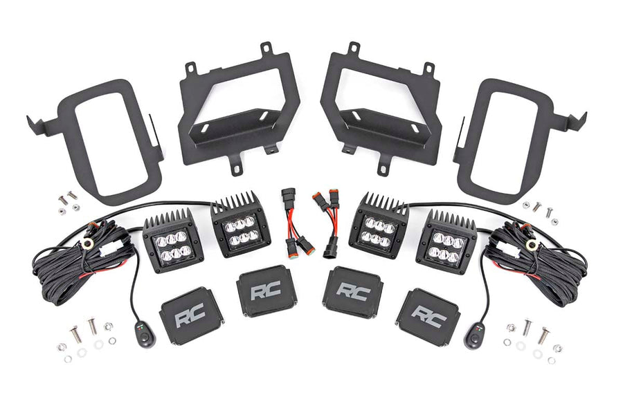 Kit de Luces LED | Montaje para Faros de Niebla | Dual 2" Negro Pairs | Spot | Ford F-150 (15-17)