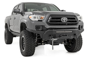 Defensa Delantera | Híbrido | 20" Blk LED | 9500 Lb Malacate con Cable Sintético | Toyota Tacoma (16-23)