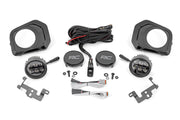 Kit de Faros de Niebla LED | 3.5 Inch Redondo Serie Negro | Ámbar DRL | Toyota Tacoma (16-23)
