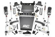 7 Inch Stamped Acero Brazo de Control Inferior Kit de Elevación | Brazo de Control Superior Forjado | Soporte | M1 Struts/M1 | Chevy/GMC 1500 (16-18)