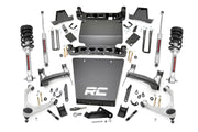 7 Inch Stamped Acero Brazo de Control Inferior Kit de Elevación | Brazo de Control Superior Forjado | Soporte | N3 Struts | Chevy/GMC 1500 (16-18)