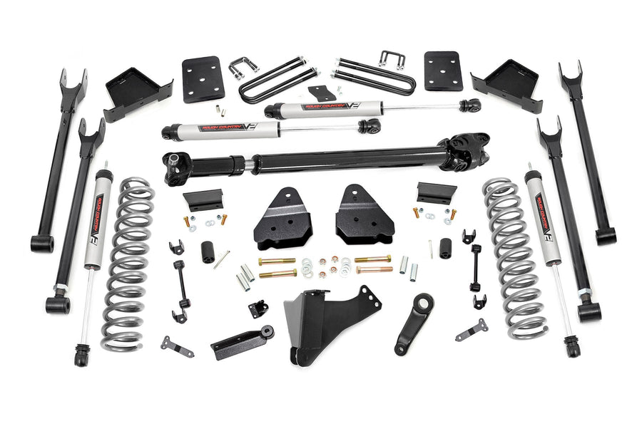 Kit de Elevación de 6 Pulgadas | 4 Link | No OVLD | D/S | Ford F-250/F-350 Super Duty (17-22)