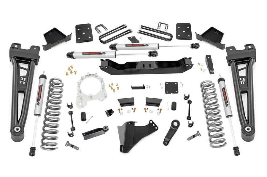Kit de Elevación de 6 Pulgadas | R/A | No OVLD | V2 Shocks | Ford F-250/F-350 Super Duty (17-22)