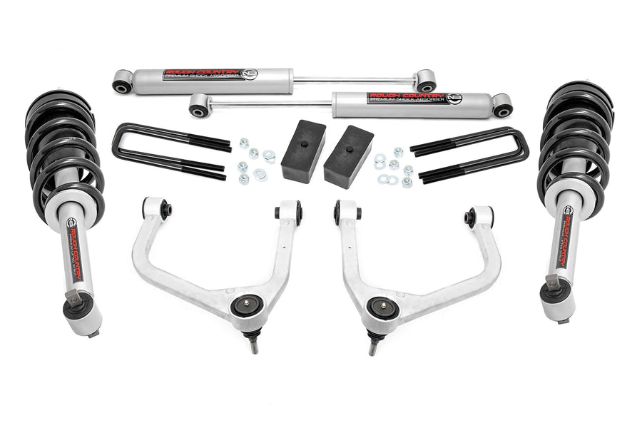 Kit de Elevación de 3.5 Pulgadas | N3 Struts | GMC Sierra 1500 2WD/4WD (2019-2024)