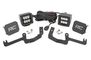 Kit de Luces LED | Montaje tipo Ditch | 2" Negro Pair | Spot | Chevy Silverado 1500 (19-26)