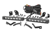Kit de Luces LED | Montaje de Defensa | 6" Negro Slimline Pair | Ford Ranger (19-23)