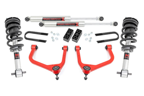 Kit de Elevación de 3.5 Pulgadas | M1 | Muelle Monohoja Trasera | Chevy Silverado 1500 2WD/4WD (25-26)