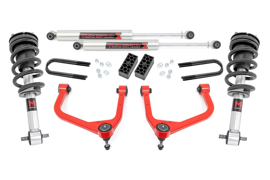 Kit de Elevación de 3.5 Pulgadas | M1 | Muelle Monohoja Trasera | Chevy Silverado 1500 2WD/4WD (25-26)