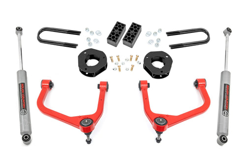 Kit de Elevación de 3.5 Pulgadas | Muelle Monohoja Trasera | Chevy Silverado 1500 2WD/4WD (2025-2026)