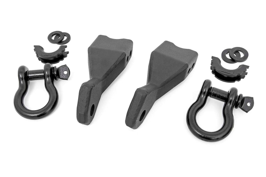 Soportes para Ganchos de Remolque | Combo de Grillete D | Chevy Silverado 1500 2WD/4WD (2019-2022)