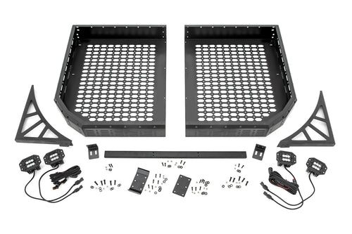 Rack de Carga | Dual 2" Negro LED Pairs | Montaje Empotrado | Polaris Ranger XP 1000