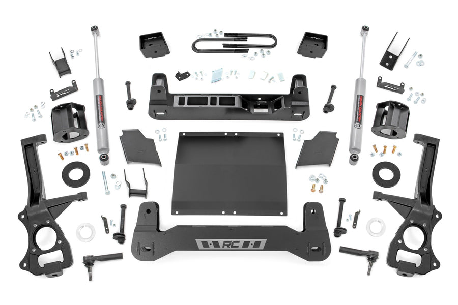 Kit de Elevación de 6 Pulgadas | Muelle Monohoja Trasero | Diésel | GMC Sierra 1500 2WD/4WD (25-26)