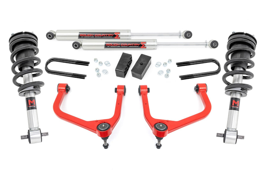 Kit de Elevación de 3.5 Pulgadas | Muelle Monohoja Trasero | M1 Struts/M1 | GMC Sierra 1500 (25-26)