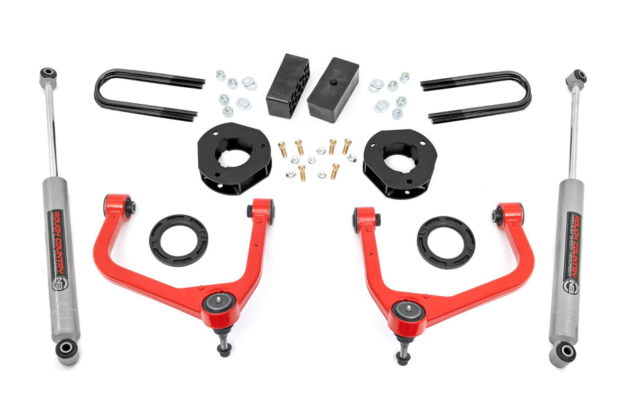Kit de Elevación de 3.5 Pulgadas | Muelle Monohoja Trasero | GMC Sierra 1500 2WD/4WD (2025-2026)