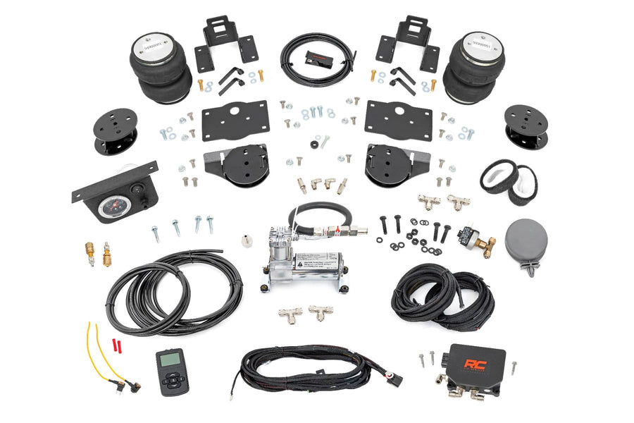 Kit de Resorte de Aire con Compresor | Controlador Inalámbrico | Kit de Elevación de 4 Pulgadas | Ram 1500 (19-26)