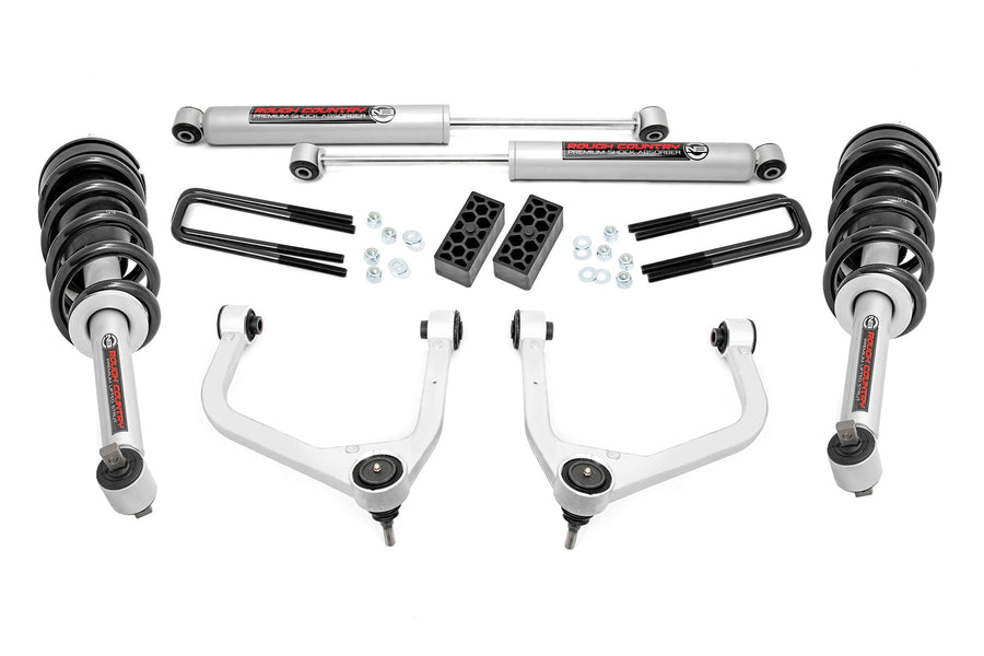 Kit de Elevación de 3.5 Pulgadas | N3 Struts | Chevy Silverado 1500 2WD/4WD (2019-2024)
