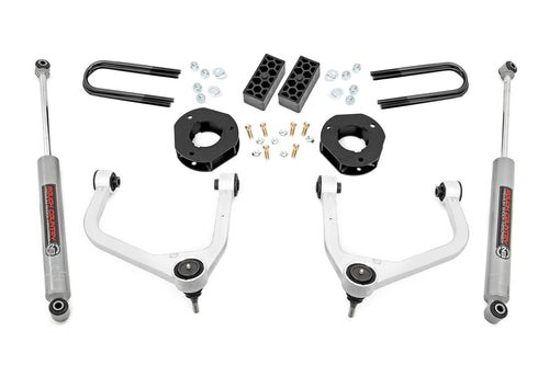 Kit de Elevación de 3.5 Pulgadas | Muelle Monohoja Trasera | Chevy Silverado 1500 2WD/4WD (2022-2024)