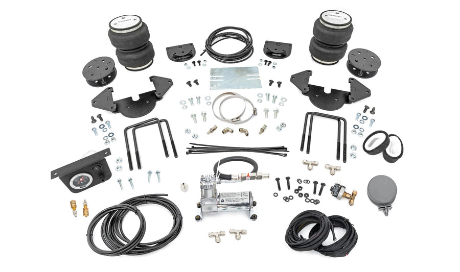 Kit de Resorte de Aire con Compresor | Kit de Elevación de 2-3.5 Pulgadas | Chevy/GMC Sierra/Silverado 1500 (19-26)
