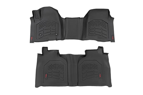 Tapetes Sure-Fit | Delantero y Trasero | FR Over Hump | Crew | Chevy/GMC 1500/2500HD/3500HD (19-26)