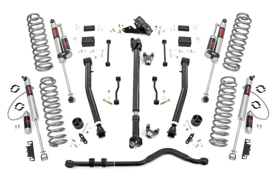 Kit de Elevación de 3.5 Pulgadas | Adj Lower | FR D/S | M1R | Jeep Wrangler Unlimited 4WD (18-23)