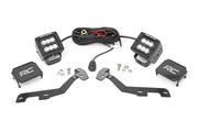 Kit de Luces LED | Montaje tipo Ditch | 2" Negro Pair | Flood | Ram 1500 2WD/4WD (19-26)