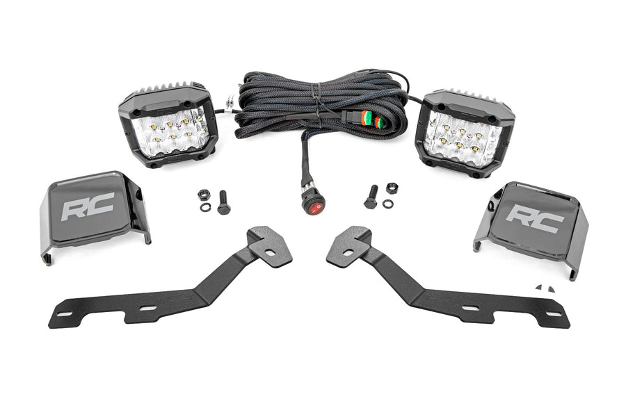 Kit de Luces LED | Montaje tipo Ditch | 3" OSRAM | Ancho | Ram 1500 2WD/4WD (2019-2026)
