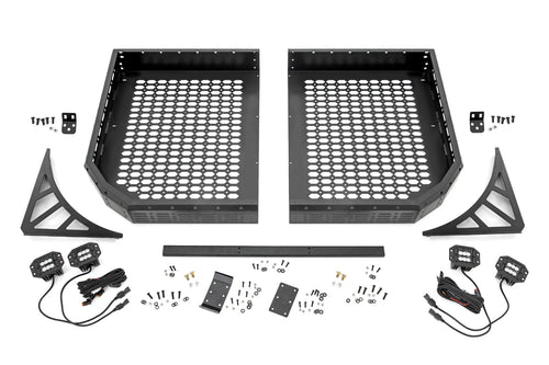 Rack de Carga | Dual 2" Negro LED Pairs | Montaje Empotrado | CFMOTO U10 1000 PRO