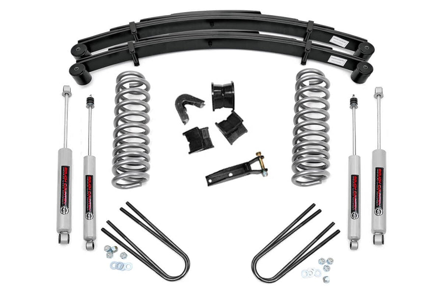 Kit de Elevación de 4 Pulgadas | Resortes Traseros | Ford F-100/F-150 4WD (1977-1979)