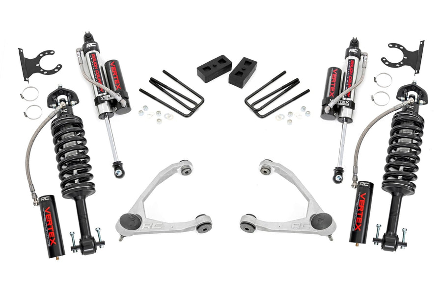 Kit de Elevación de 3.5 Pulgadas | Brazo de Control Superior Forjado | Acero Fundido | Vertex | Chevy/GMC 1500 (07-13)