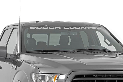 Calcomanía Rough Country | 3 Inch x 49 Inch | Curvo | Plata