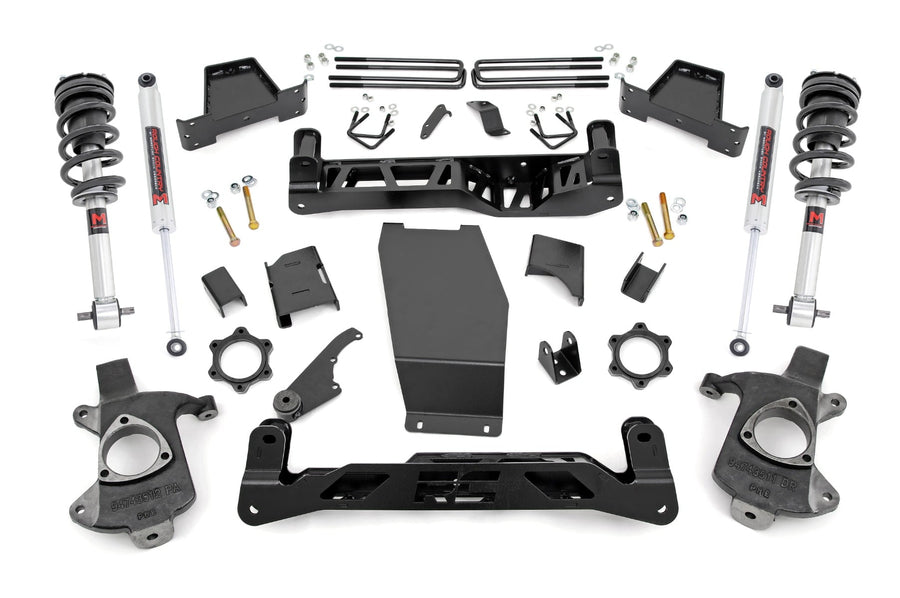 Kit de Elevación de 6 Pulgadas | Acero Fundido | M1 Struts/M1 | Chevy/GMC 1500 (14-18 & Classic)