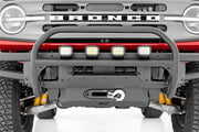 Barra Nudge | 4 Inch Redondo LED (x4) | OE Modular Acero | Ford Bronco 4WD (21-26)