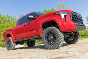 Estribos Tubulares Ovalados | Cabina Crew | Negro | Toyota Tundra 2WD/4WD (2022-2026)