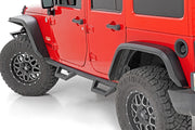 Kit de Guardabarros Planos de Alta Altura con LED | Tratado con Protección UV | Jeep Wrangler JK (07-18)