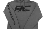 Sudadera con Capucha Rough Country | Playera RC Topográfica | Carbón | 3XL