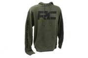 Sudadera con Capucha Rough Country | Playera RC Topográfica | Verde Militar | 3XL