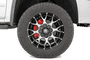 Cubiertas de Calibrador | Delantero y Trasero | Rojo | Chevy/GMC 2500HD/3500HD (20-26)