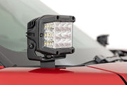 Kit de Luces LED | Montaje tipo Ditch | 2" Negro Pair | Spot | Toyota Tundra (22-26)