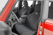 Fundas de Asiento | Asientos Individuales | W/Fold Down RR Armrest | Delantero y Trasero | 4DR | Ford Bronco (21-26)