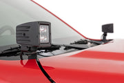 Kit de Luces LED | Montaje tipo Ditch | 2" Negro Pair | Ámbar DRL | Nissan Frontier (22-26)
