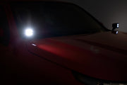 2 Inch LED Serie Negro Faros Auxiliares | Spot | Cuadrado | Ámbar DRL