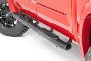 Estribos Tubulares Ovalados | Cabina Crew | Negro | Toyota Tundra 2WD/4WD (2022-2026)