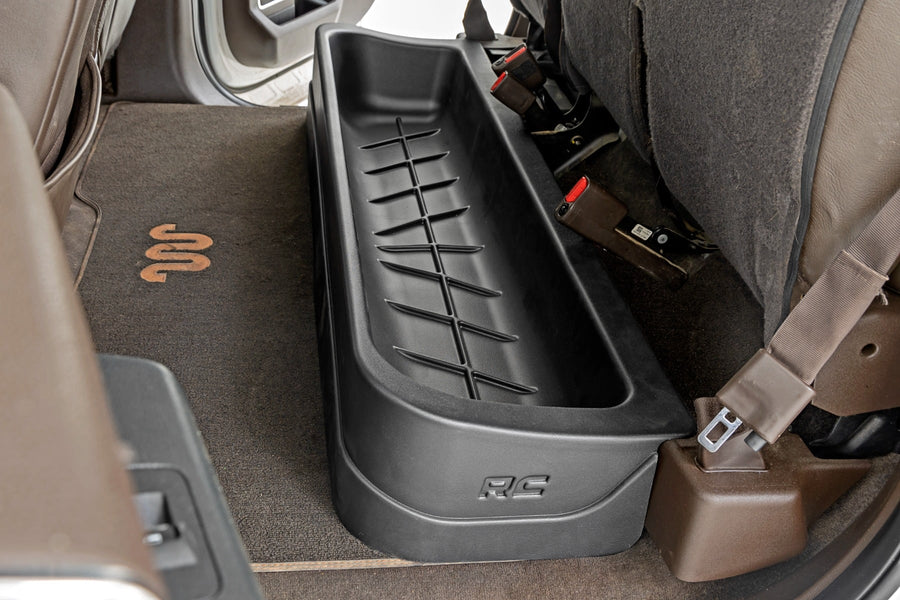 Almacenamiento Bajo Asiento | Cabina Crew | Ford F-150/F-250/F-350/Raptor  (2015-2026)