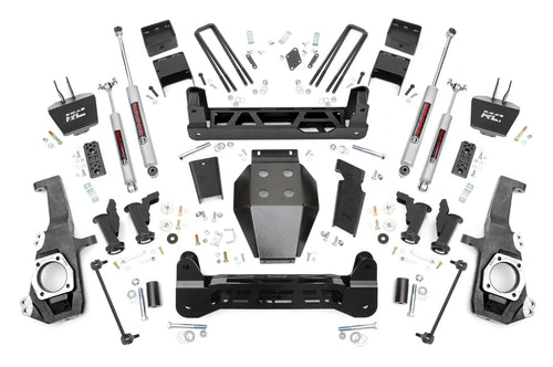 Kit de Elevación de 5 Pulgadas | Caída por Torsión | con Resortes de Carga Extra | Chevy/GMC 2500HD/3500HD (20-26)