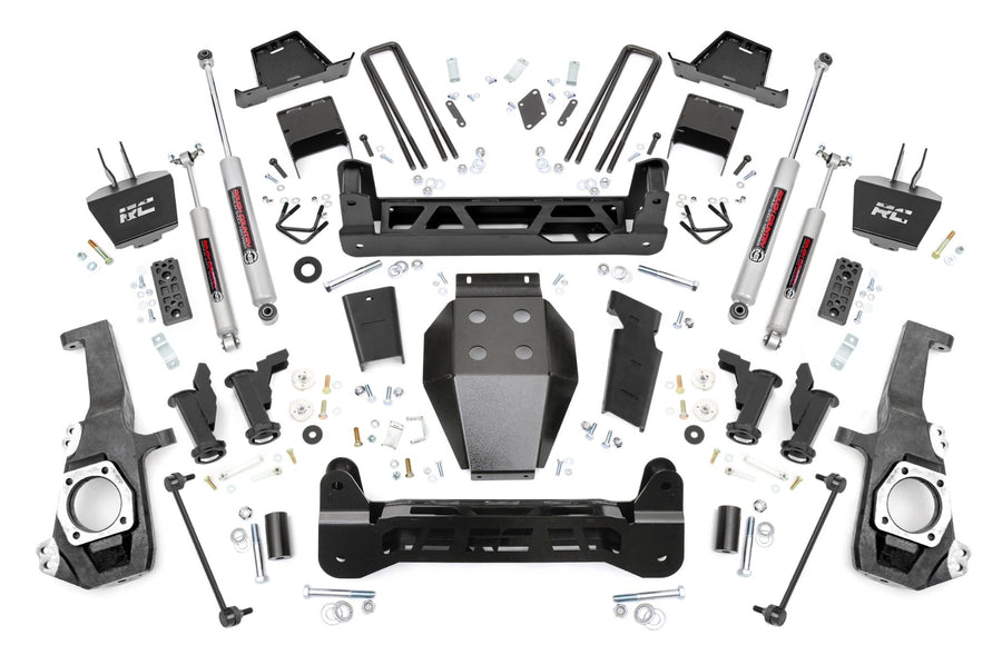 Kit de Elevación de 7 Pulgadas | Caída por Torsión | con Resortes de Carga Extra | Chevy/GMC 2500HD/3500HD (20-26)