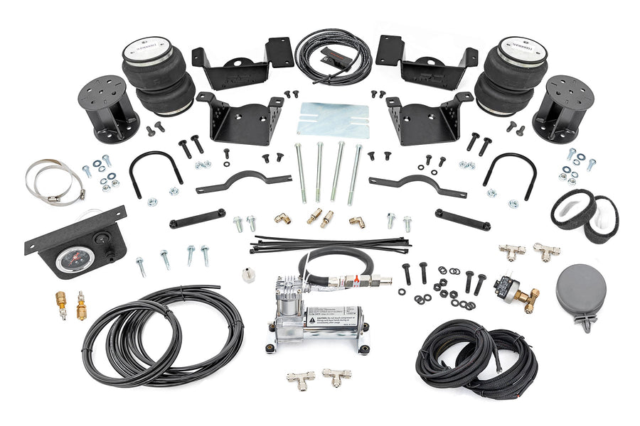 Kit de Resorte de Aire con Compresor | Kit de Elevación de 3-5 Pulgadas | Chevy/GMC 2500HD/3500HD (20-26)