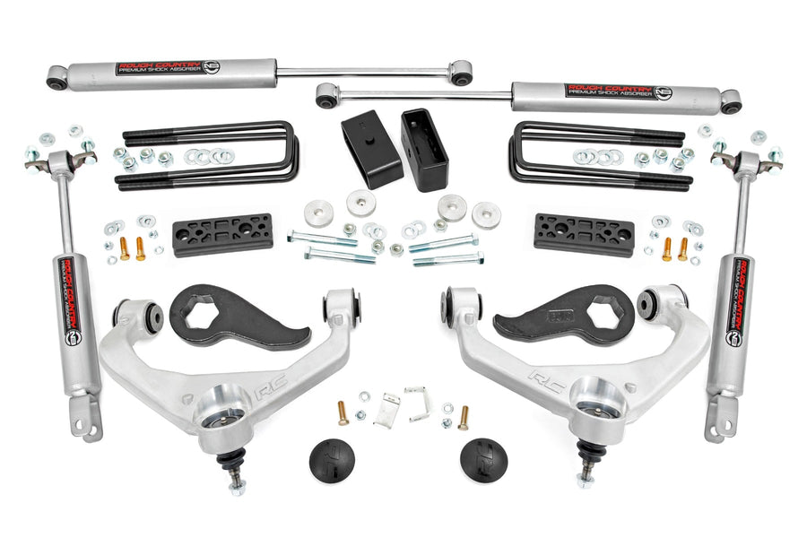 Kit de Elevación de 3 Pulgadas | con Resortes de Carga Extra | Chevy/GMC 2500HD/3500HD (20-26)