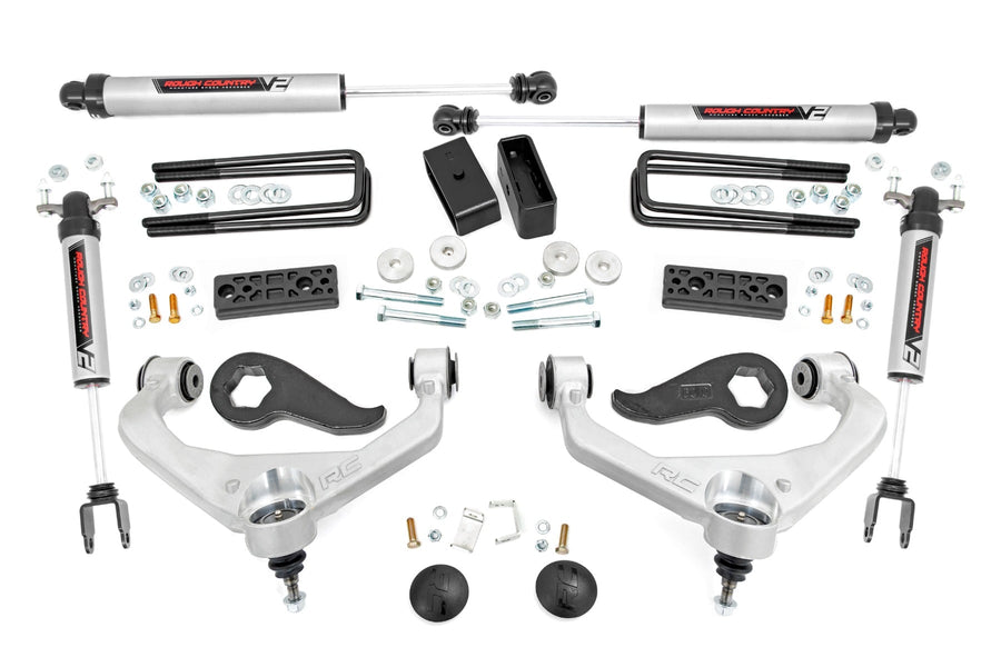 Kit de Elevación de 3 Pulgadas | Brazos de Control Superiores | V2 | Chevy/GMC 2500HD/3500HD (20-26)